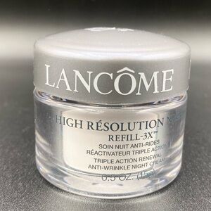 Lancome High Resolution Night Refill 3x Renewal Anti Wrinkle Cream 0.5 oz New
